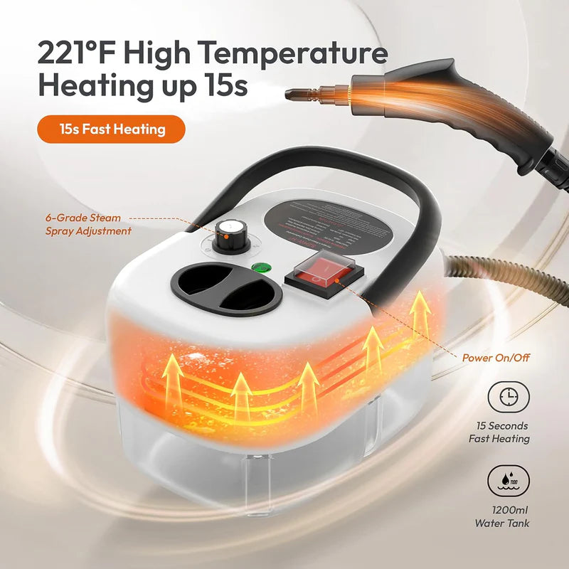 Premium Portable Steam Cleaner – Powerful Multi-Surface Cleaning Solution